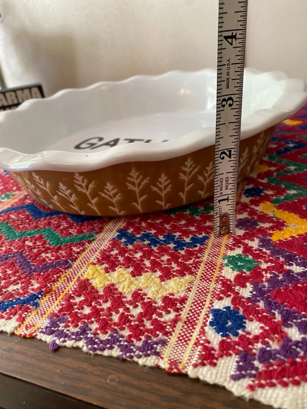 THRESHOLD Gather Pie Plate